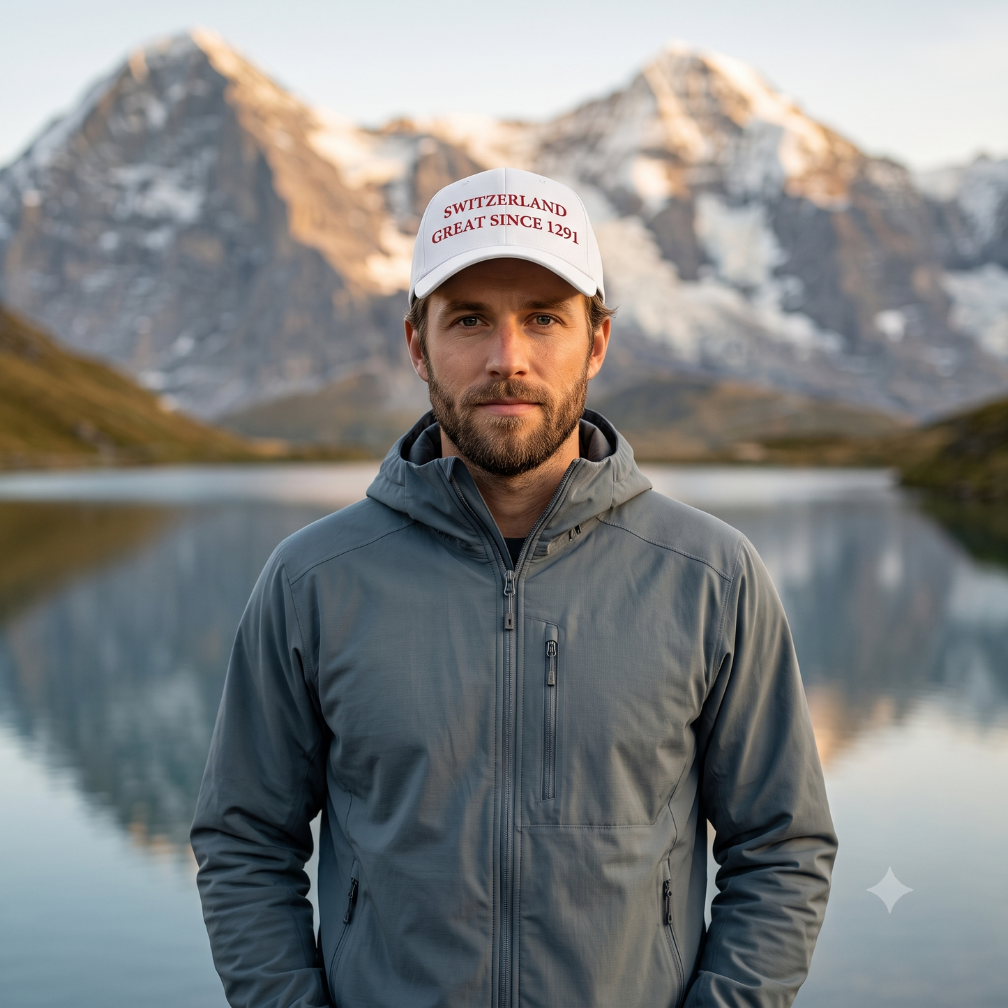 Switzerland Cap Great since 1291 Weiss