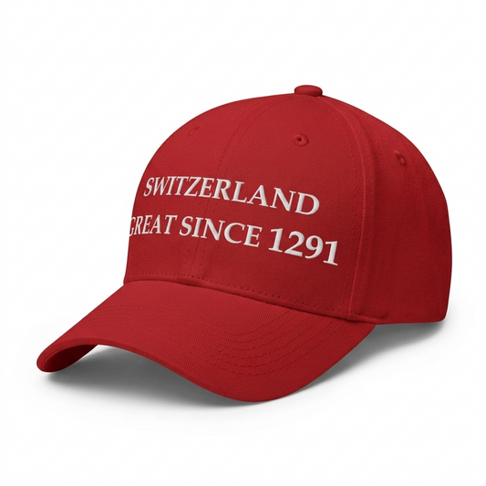 Switzerland Cap Great since 1291 Rot