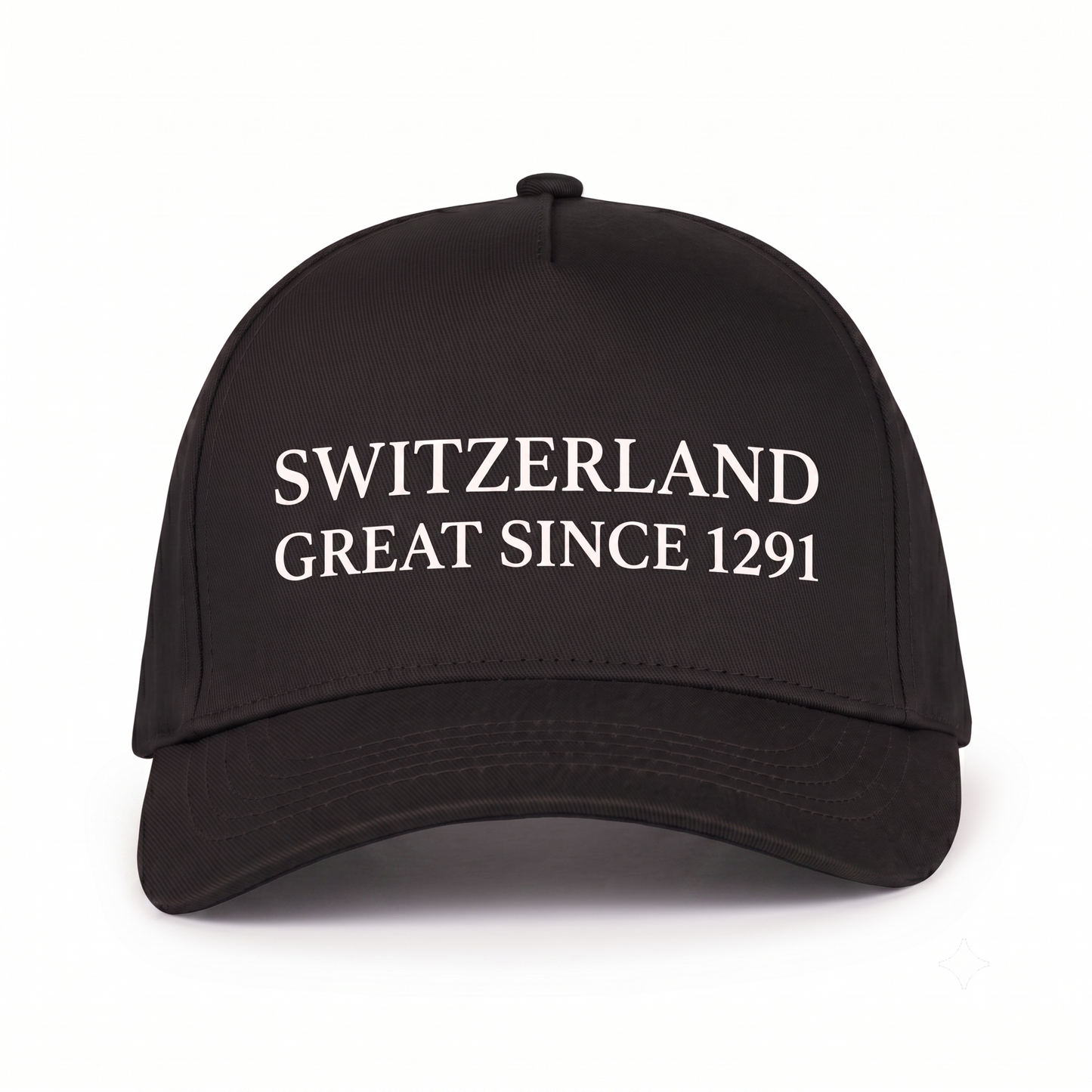Switzerland Cap Great since 1291 Nero