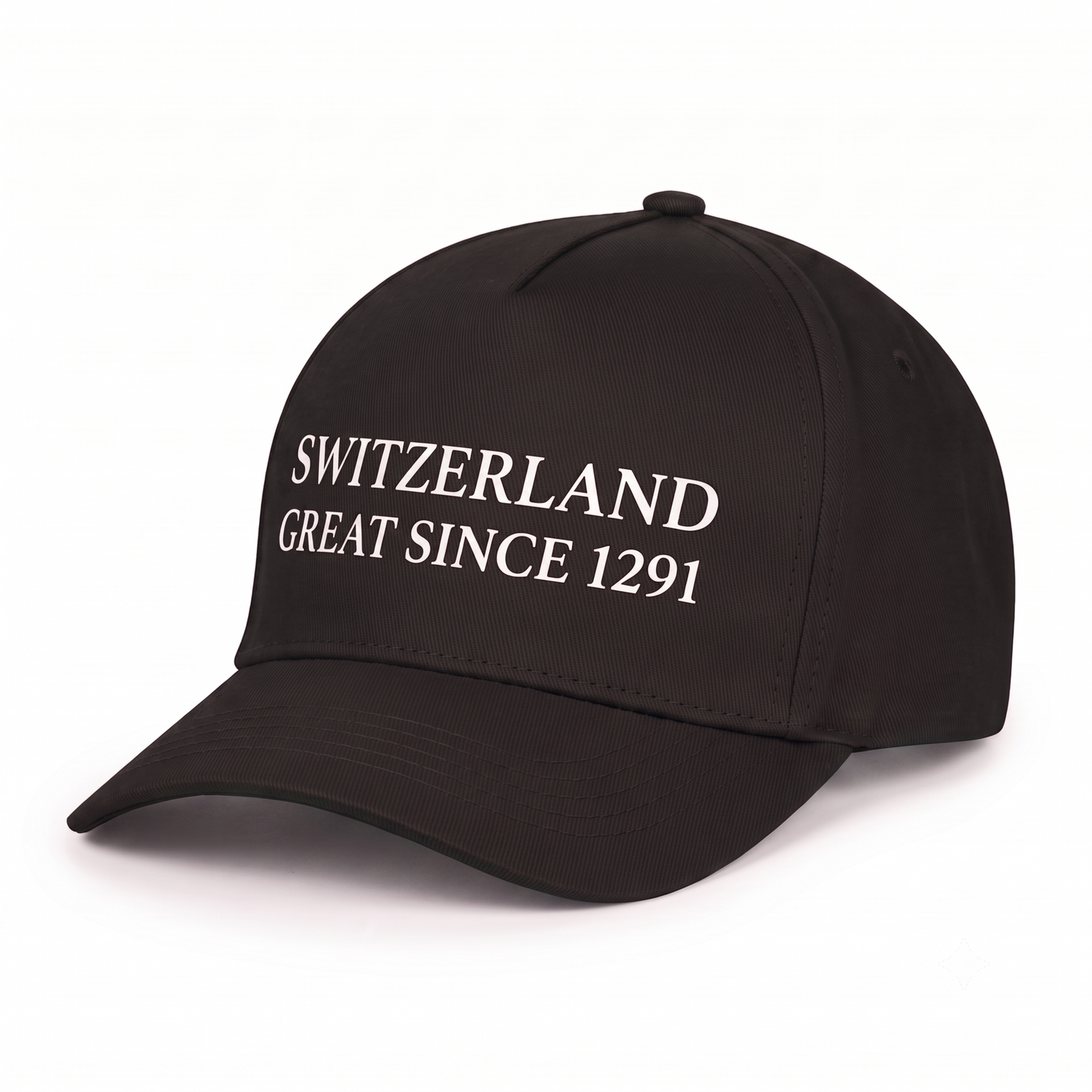 Switzerland Cap Great since 1291 Nero