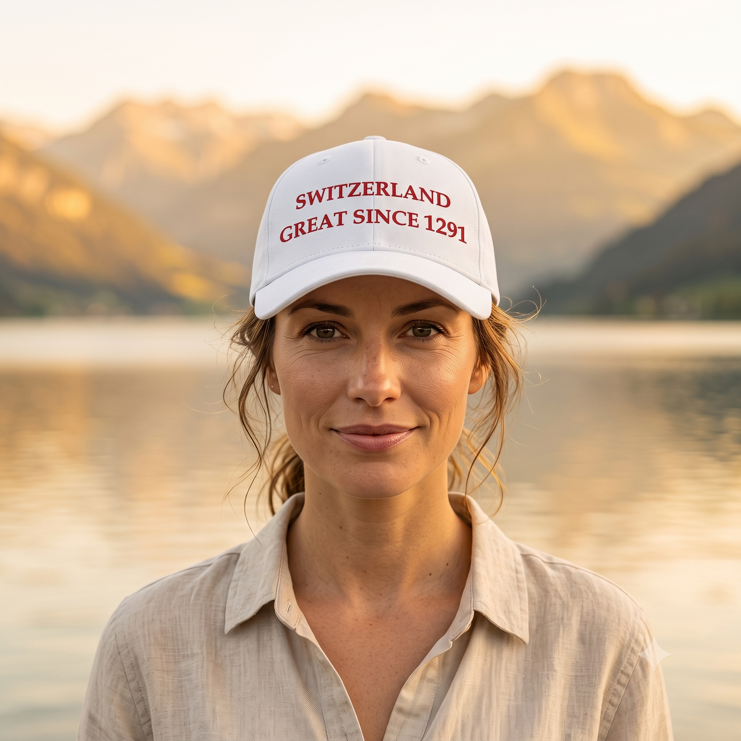 Switzerland Cap Great since 1291 Weiss